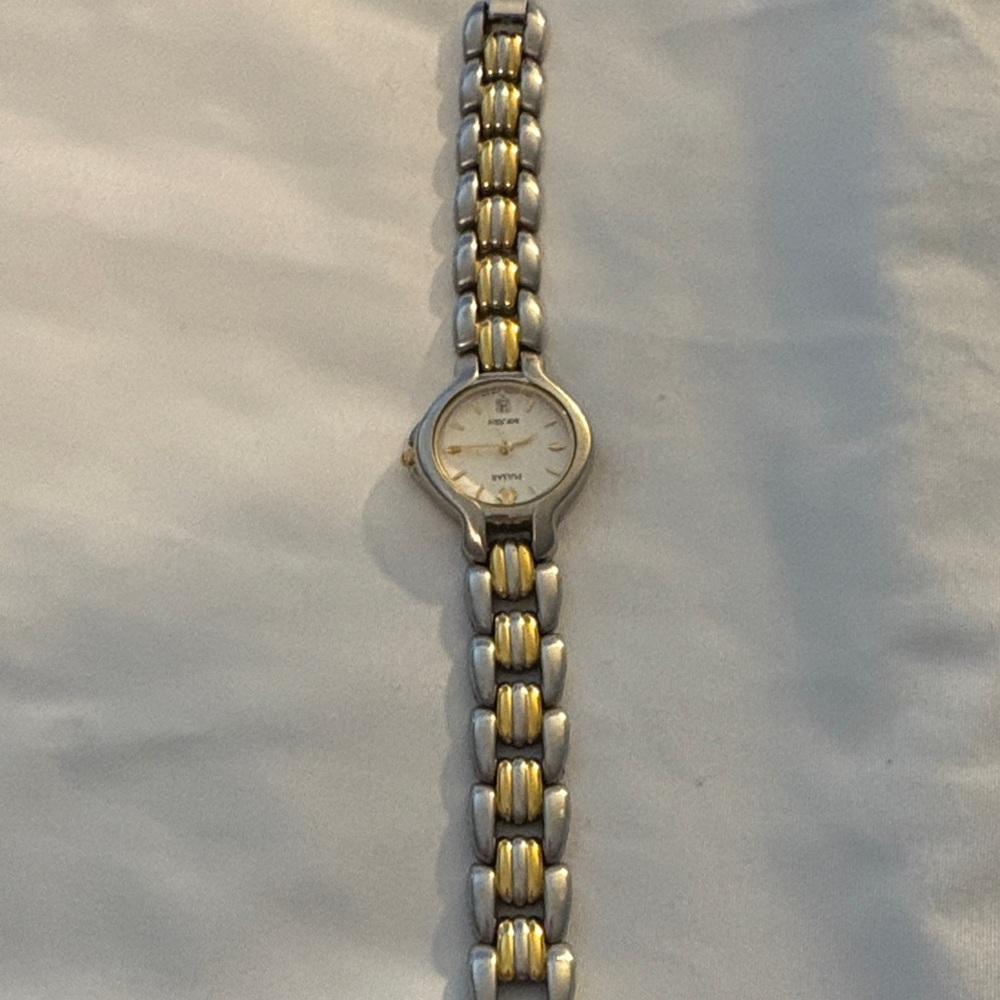 Pulsar Silver and Gold Watch